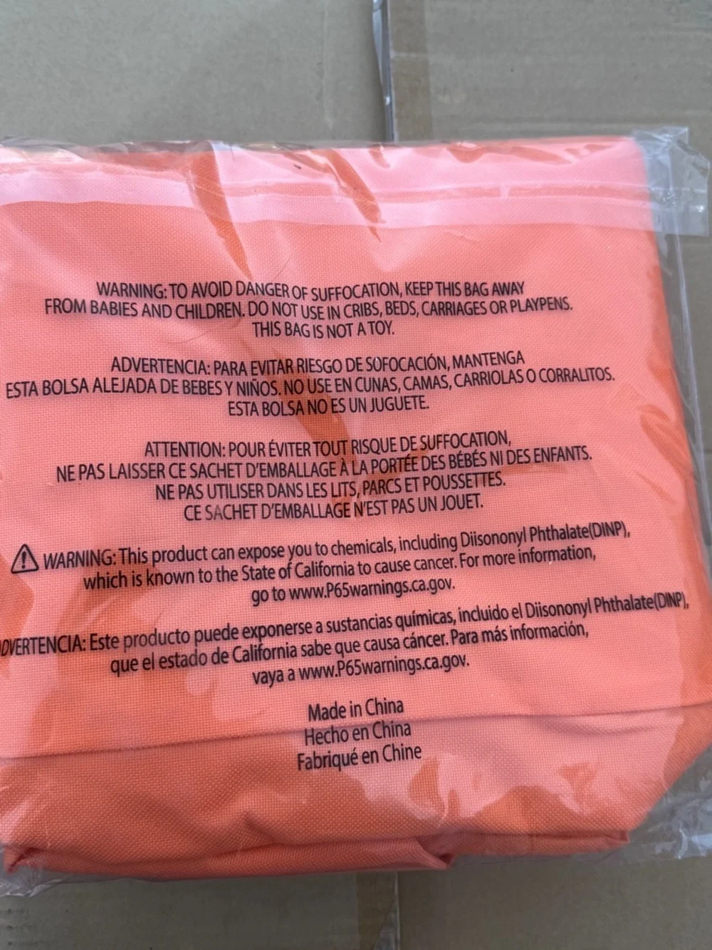 50 Gal All-Purpose Storage Bag - Orange Halloween
